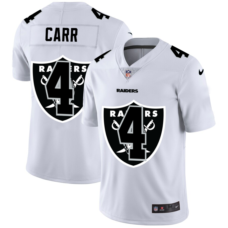 2020 New Men Oakland Raiders 4 Carr white Limited NFL Nike jerseys